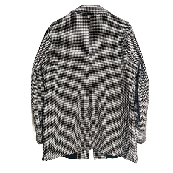 Adrianna Papell Plaid Jacquard Pocket Blazer Size Medium - Picture 3 of 6